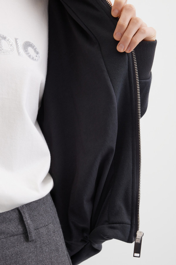 Толстовка укороченная