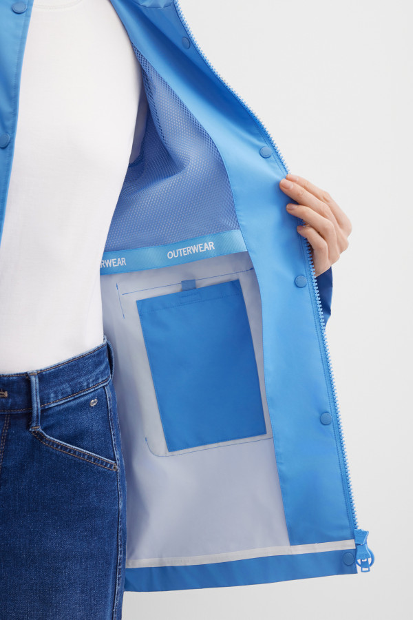 Парка на молнии и кнопках