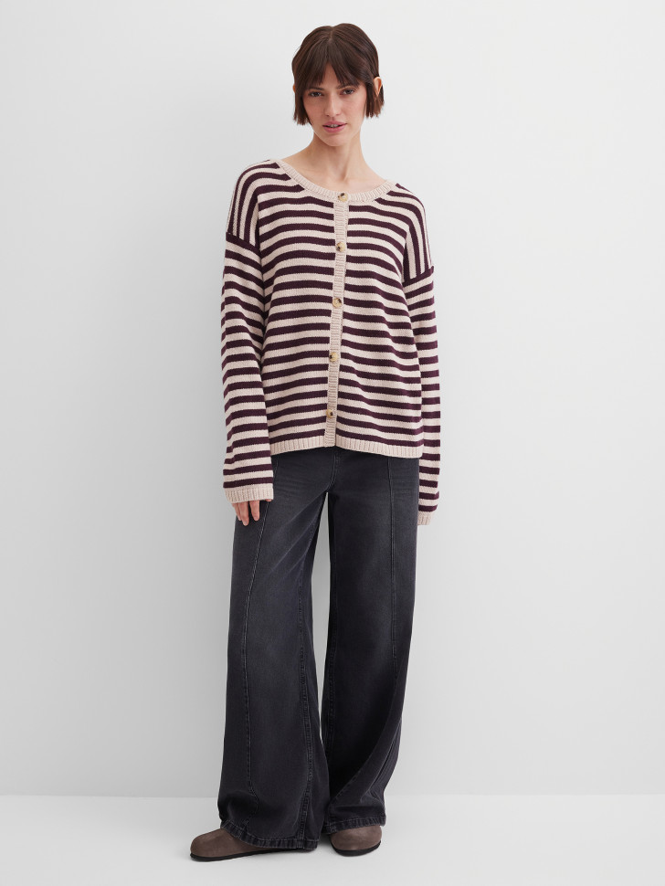 Кардиган в полоску