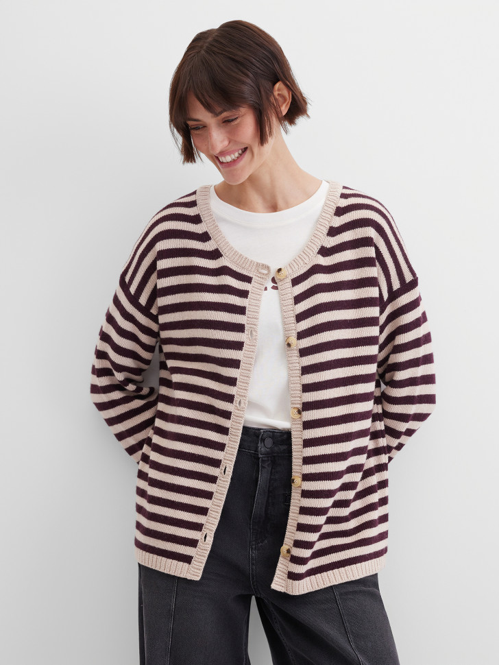 Кардиган в полоску