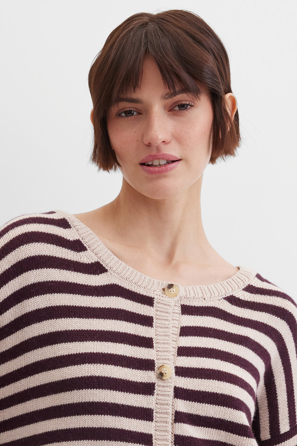 Кардиган в полоску