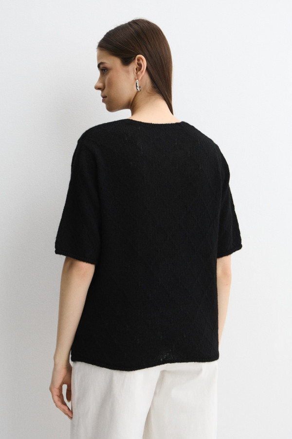 Джемпер с коротким рукавом