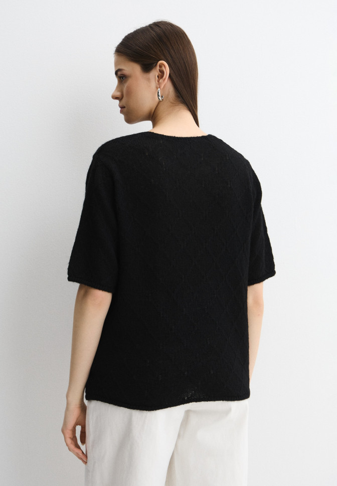 Джемпер с коротким рукавом