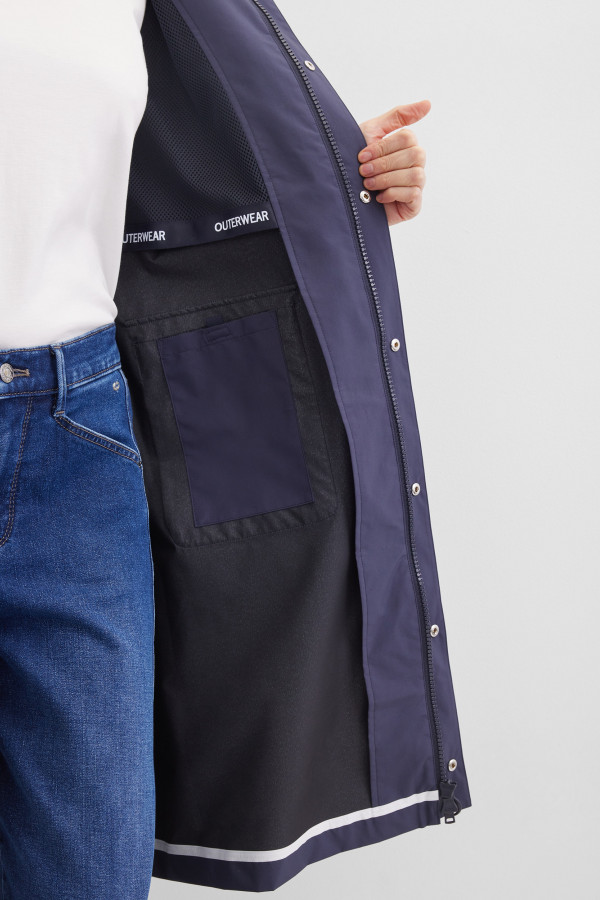 Парка на молнии и кнопках