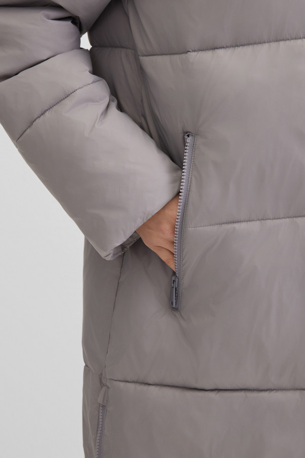 Пальто стеганое