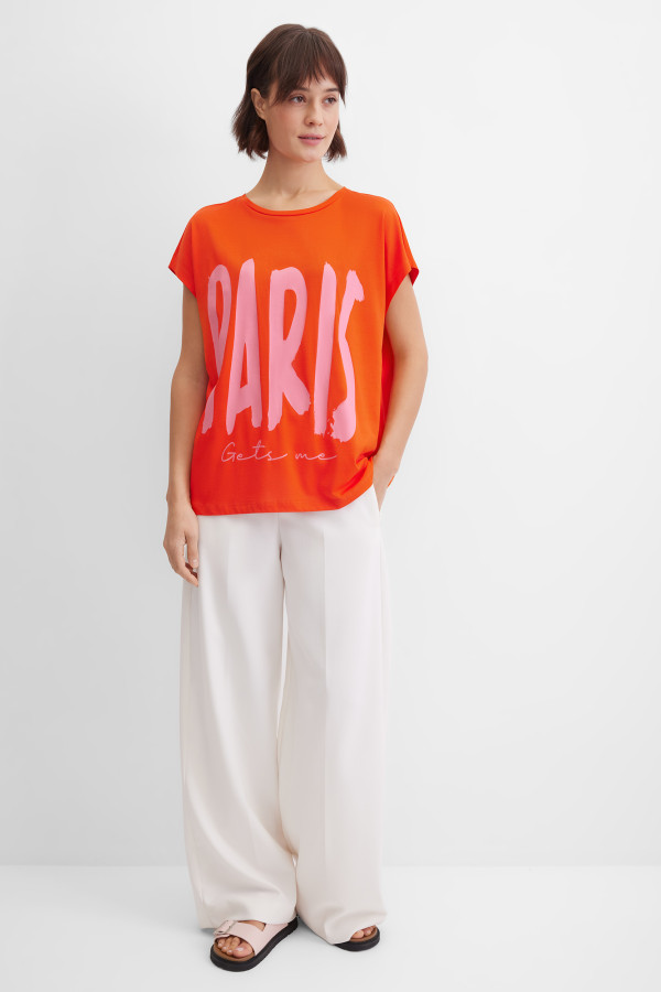 Футболка свободная