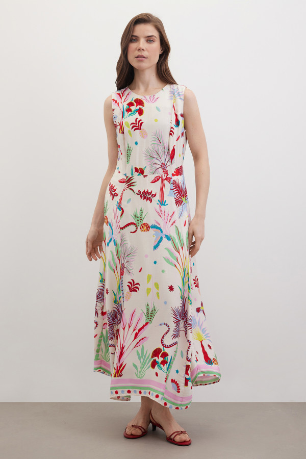 Платье с принтом