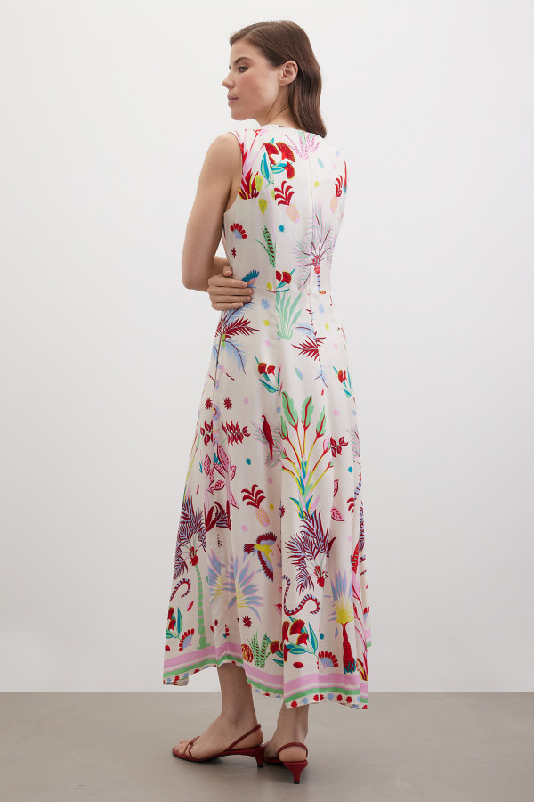 Платье с принтом