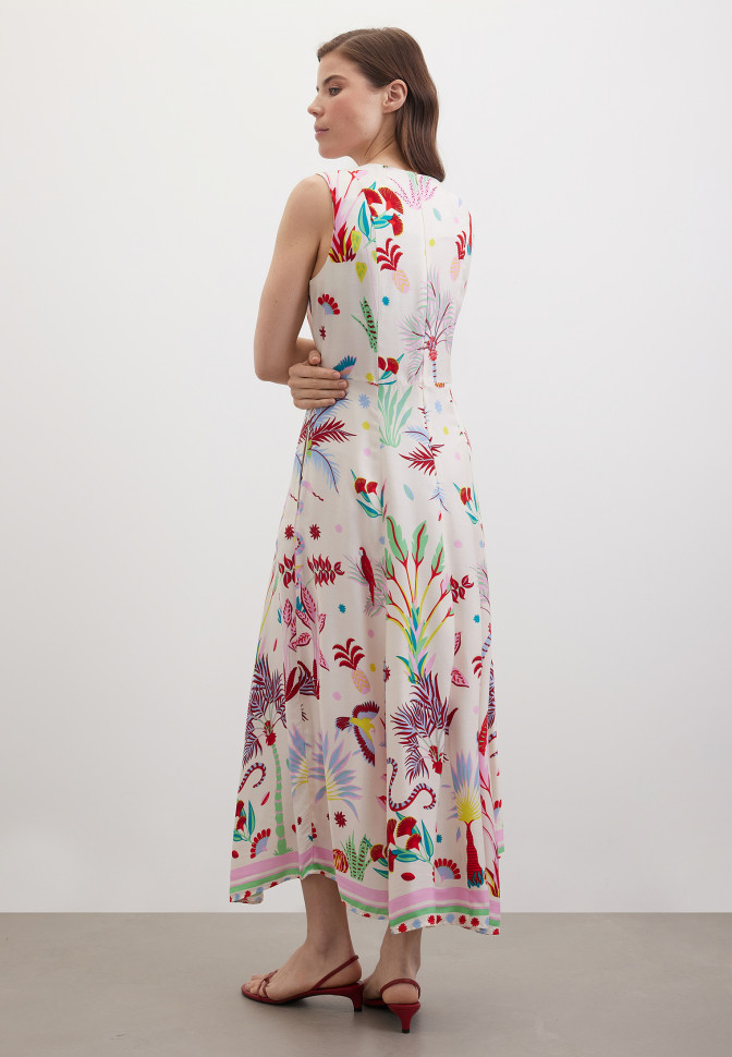 Платье с принтом