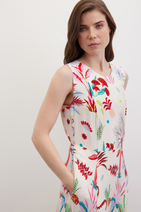 Платье с принтом