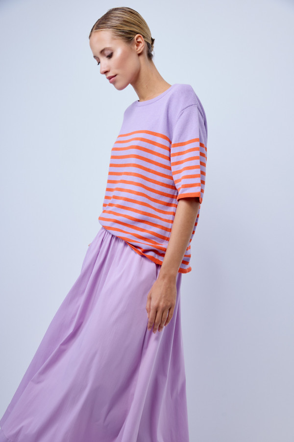 Джемпер с короткими рукавами