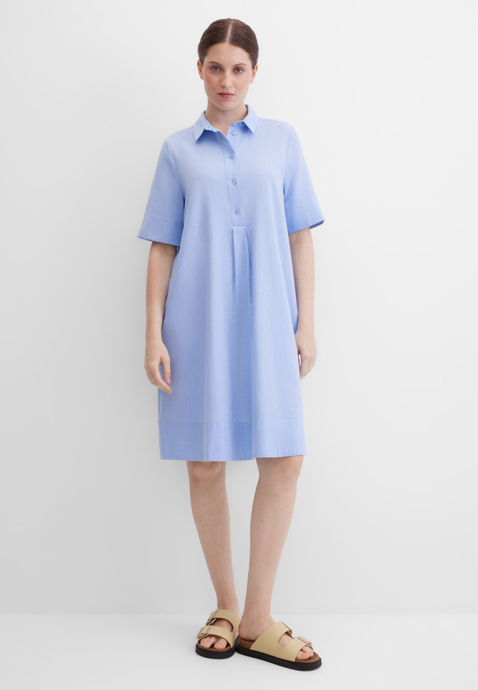 Платье-рубашка миди