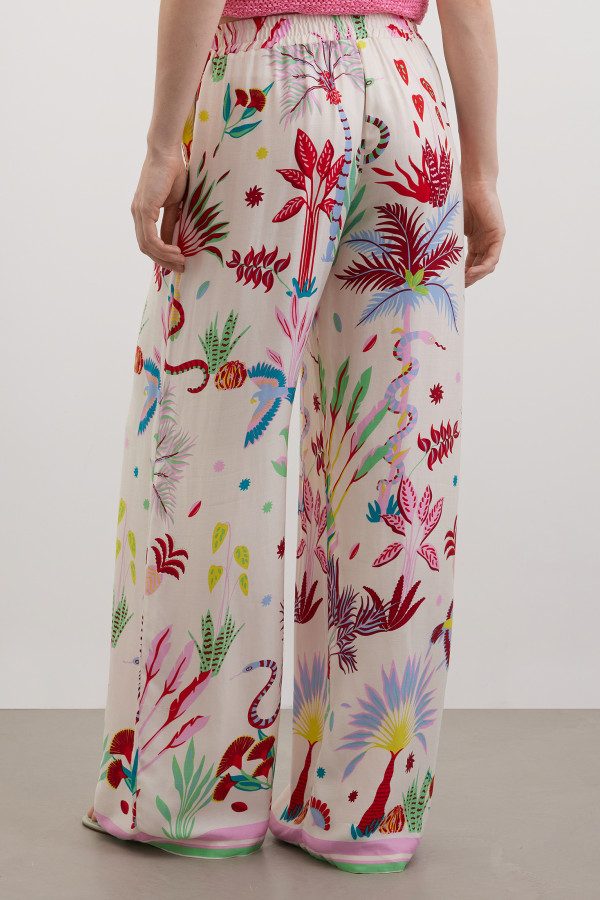 Брюки-палаццо из вискозы