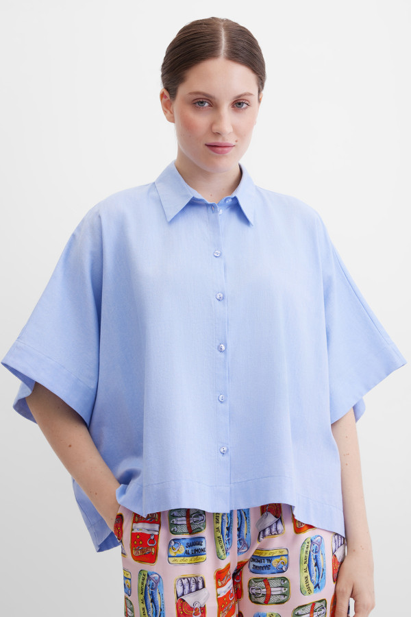 Блузка свободная