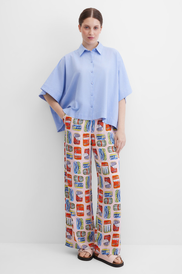 Блузка свободная