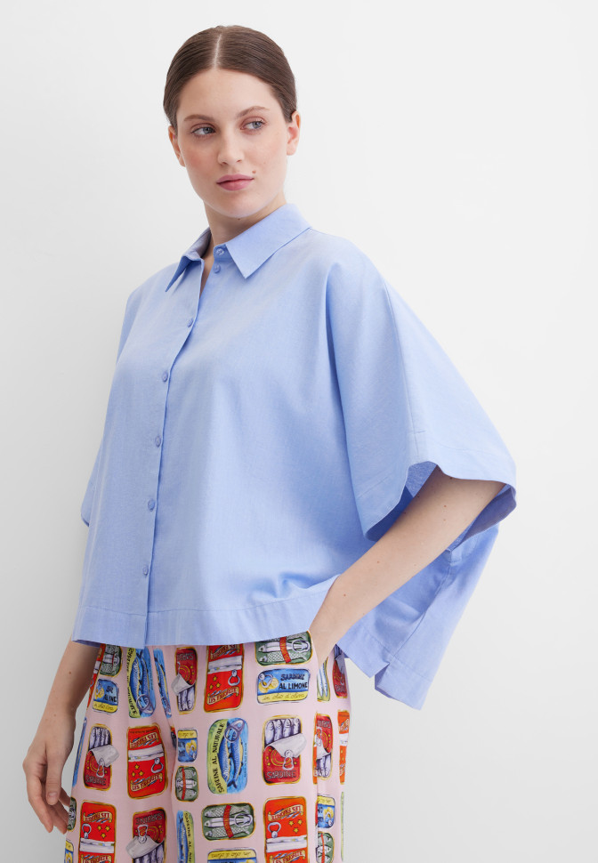 Блузка свободная