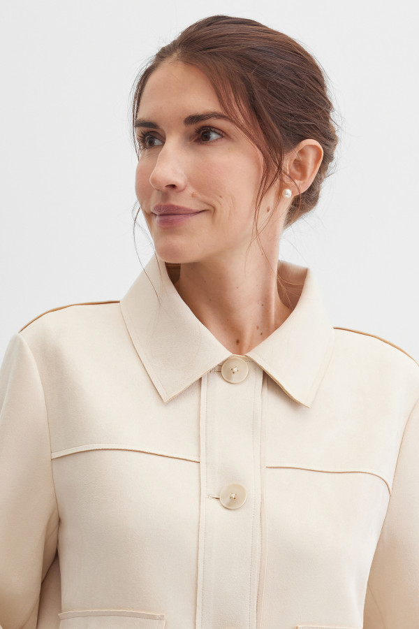 Жакет замшевый