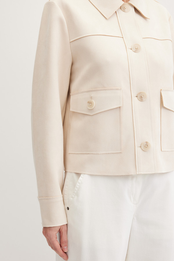 Жакет замшевый