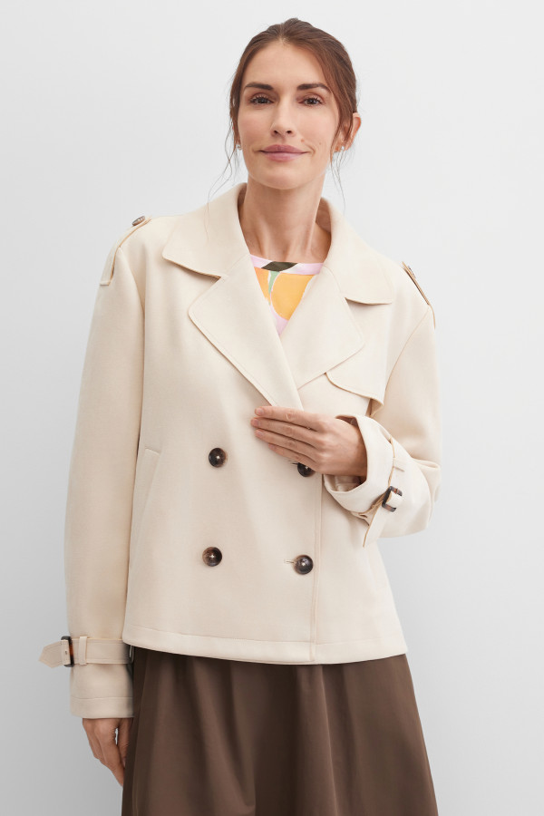 Тренч укороченный