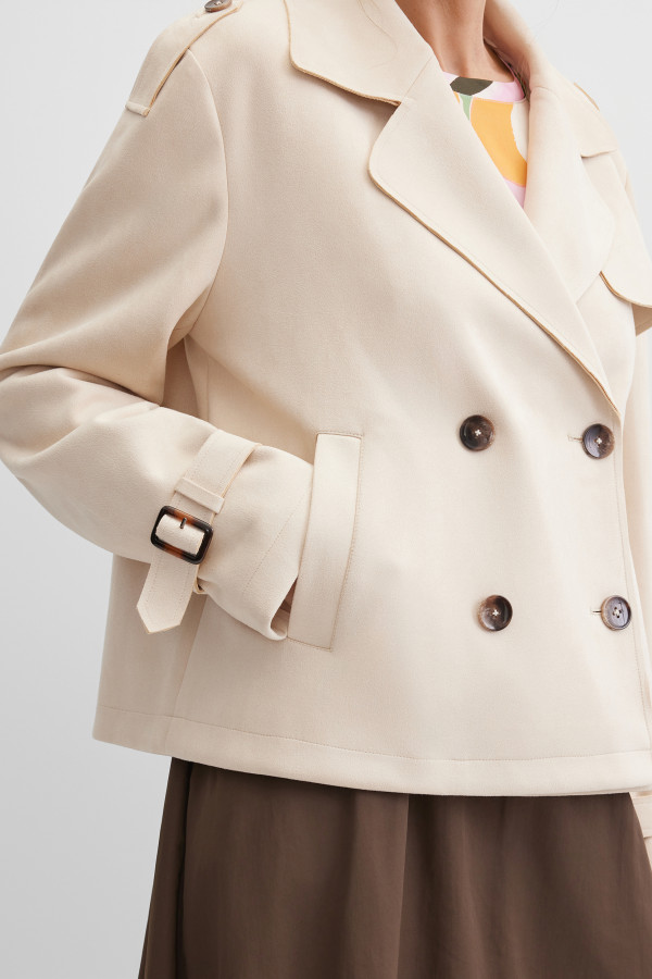 Тренч укороченный