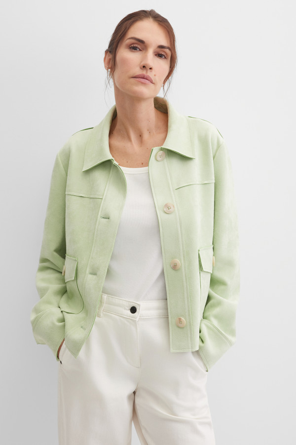 Жакет замшевый