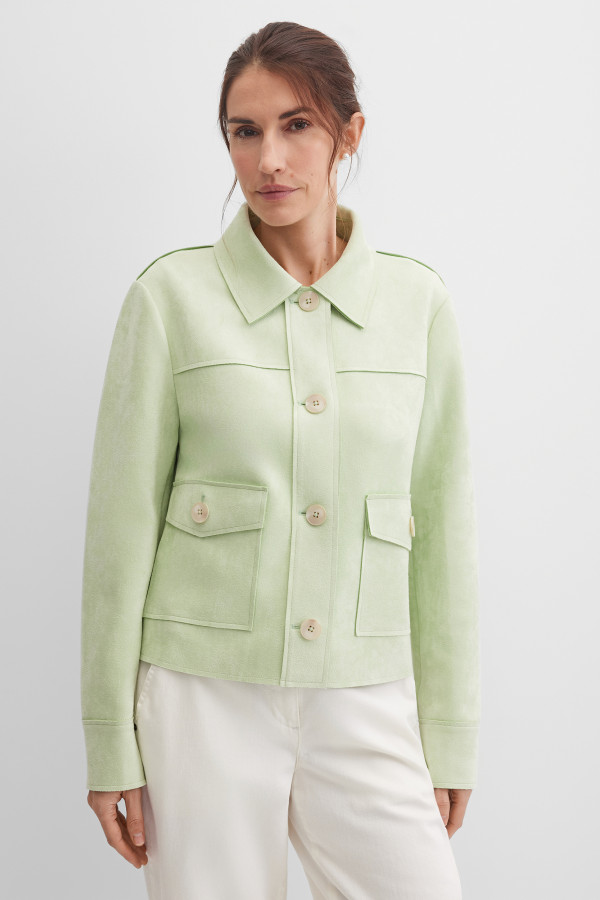 Жакет замшевый