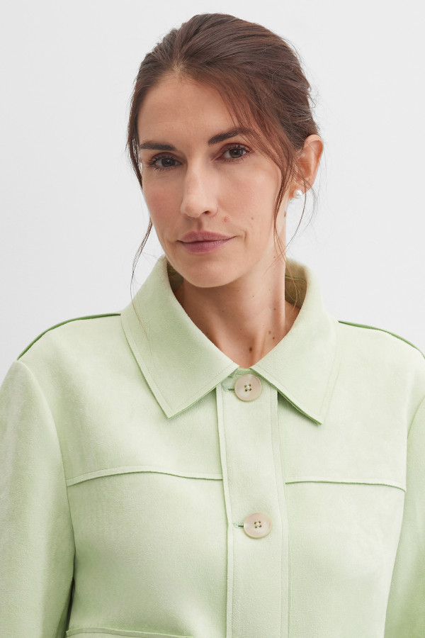 Жакет замшевый