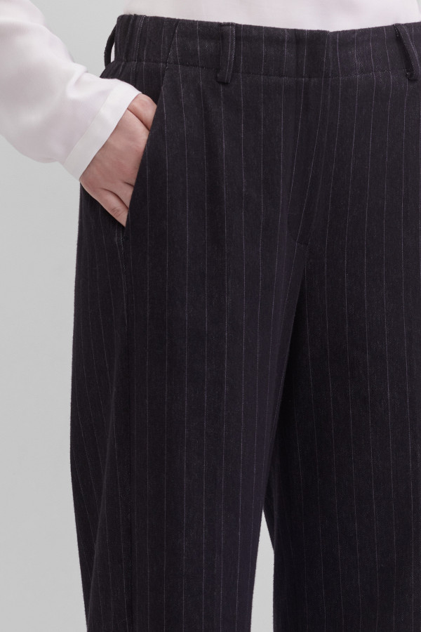 Брюки прямые в полоску