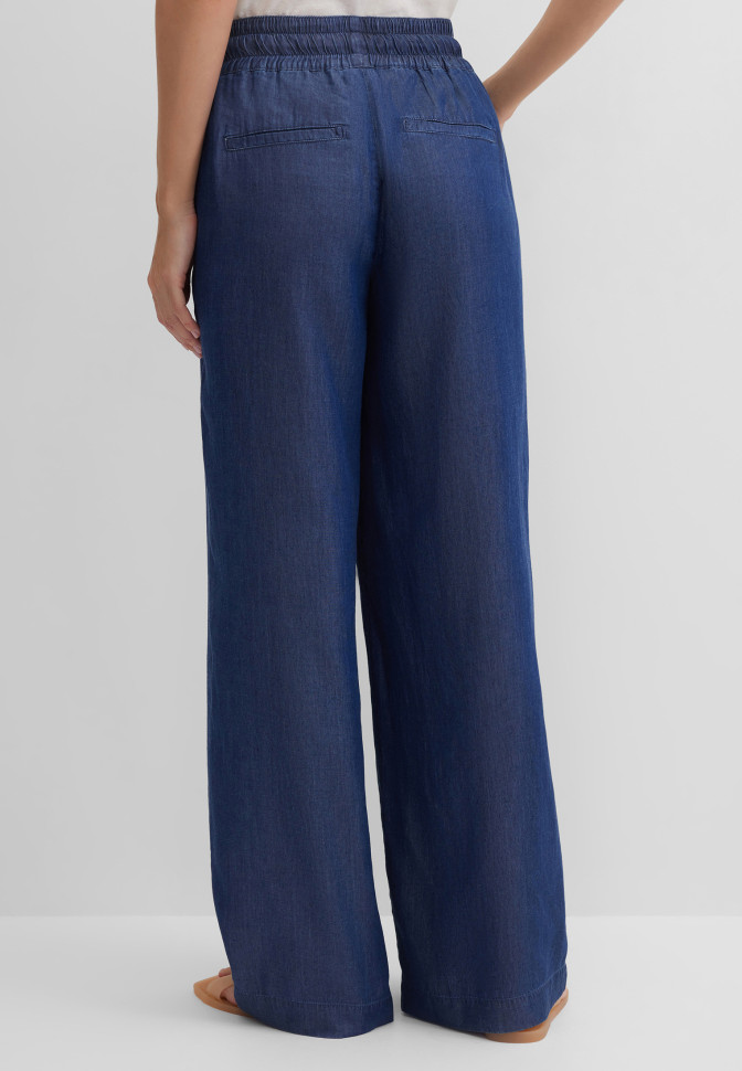 Брюки широкие