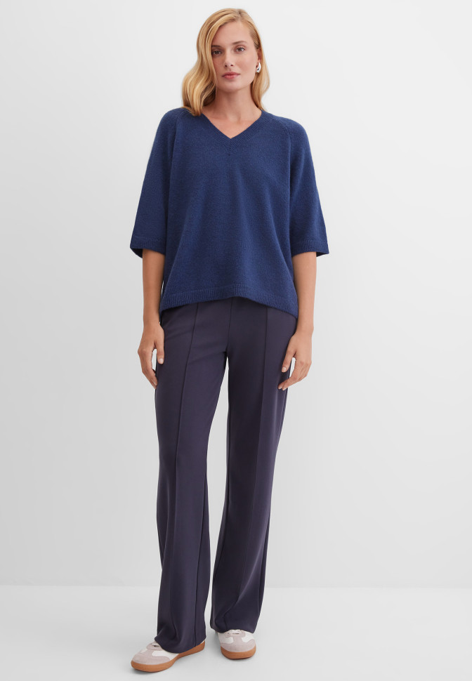 Пуловер прямого кроя