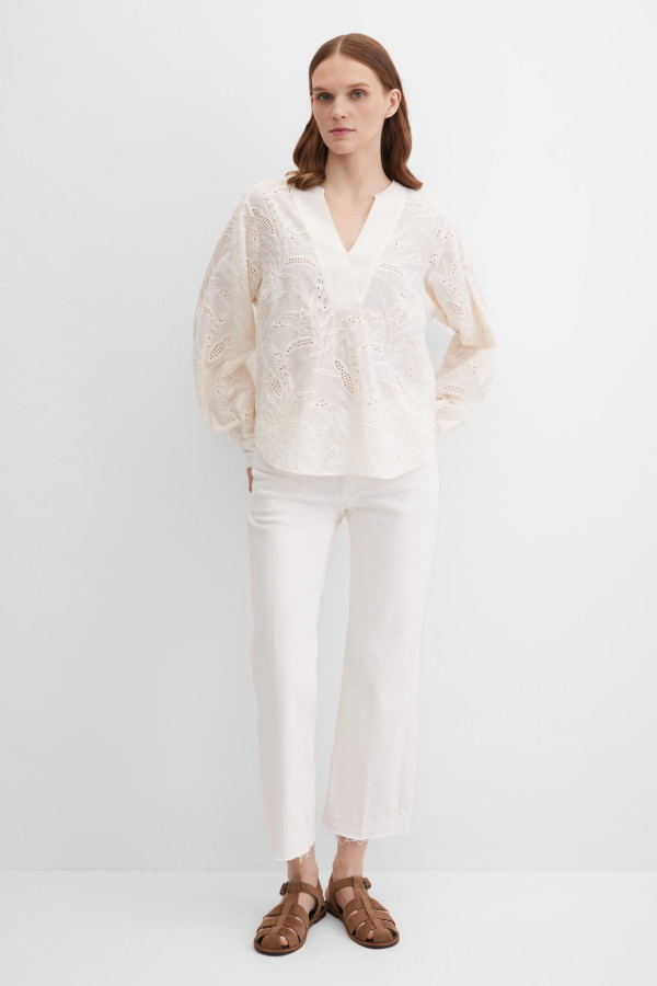 Блузка с длинным рукавом