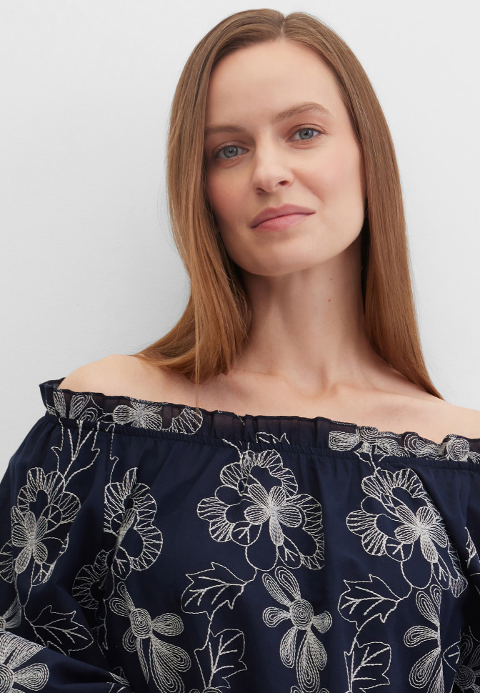 Платье с рукавами-реглан