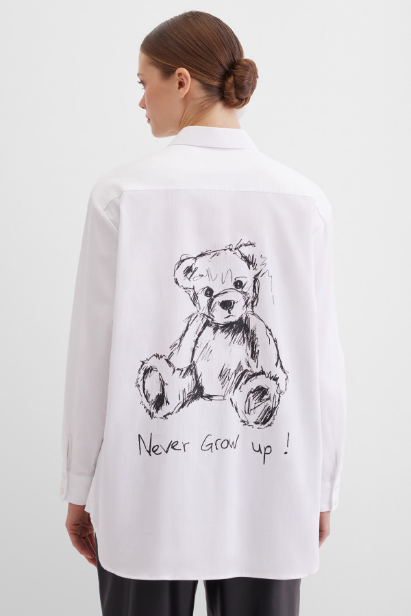 Блузка удлиненного кроя