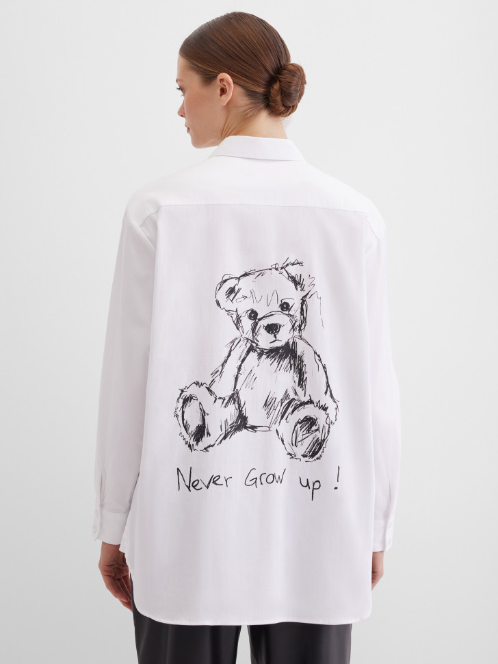 Блузка удлиненного кроя