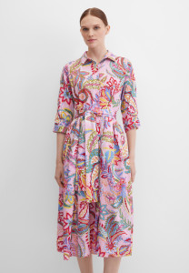 Платье-рубашка миди