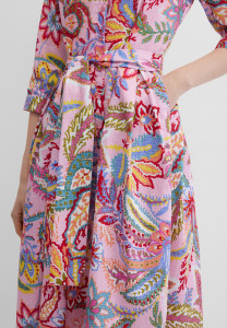 Платье-рубашка миди