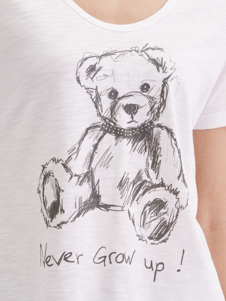 Футболка с принтом