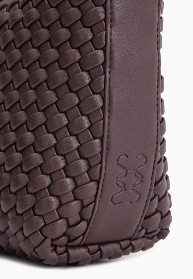 Сумка с плетением