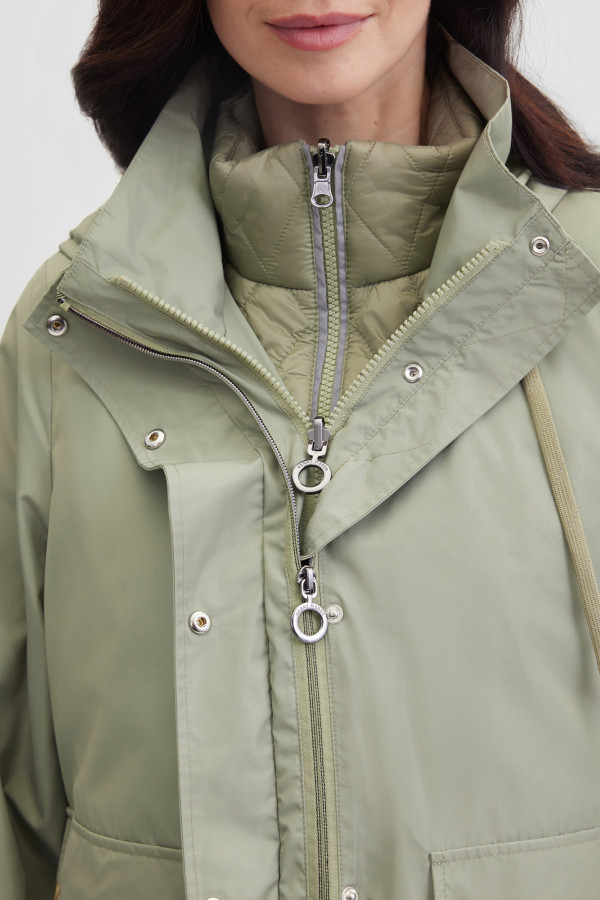 Куртка-трансформер с жилетом и капюшоном