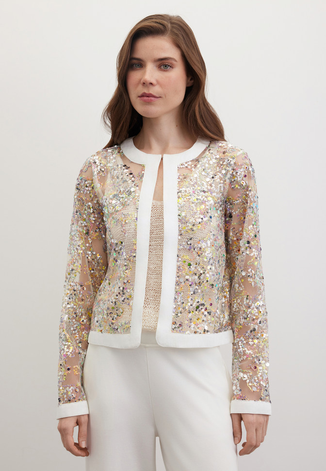 Жакет с пайеткам