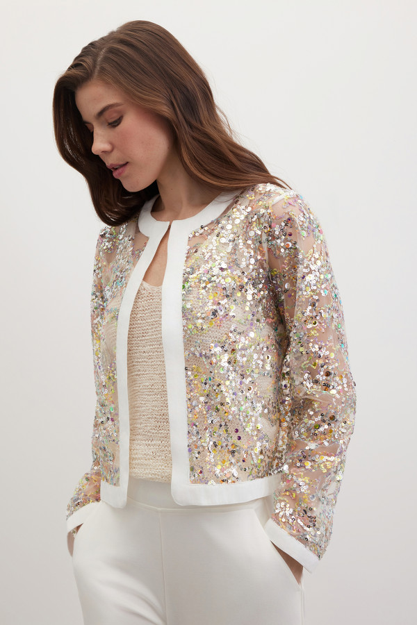 Жакет с пайеткам