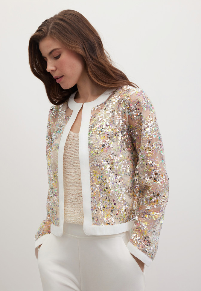 Жакет с пайеткам