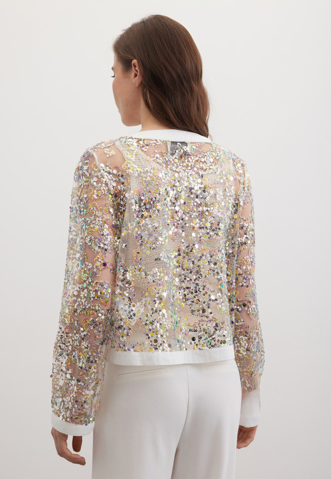 Жакет с пайеткам