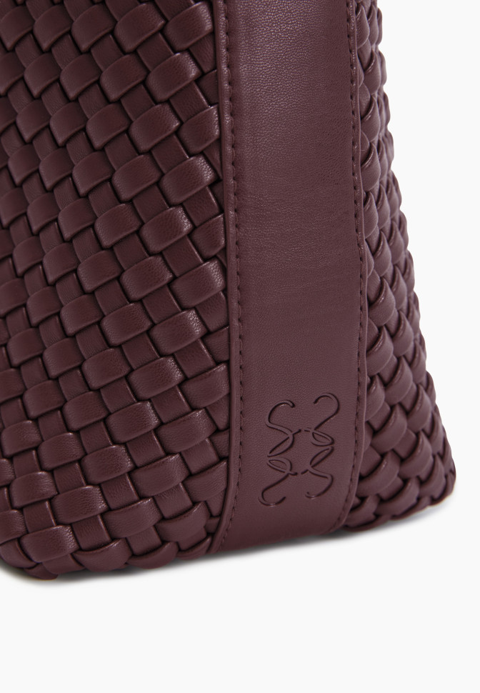 Сумка с плетением