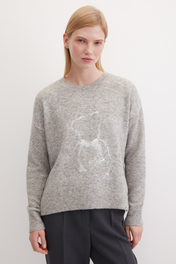 Джемпер вязаный