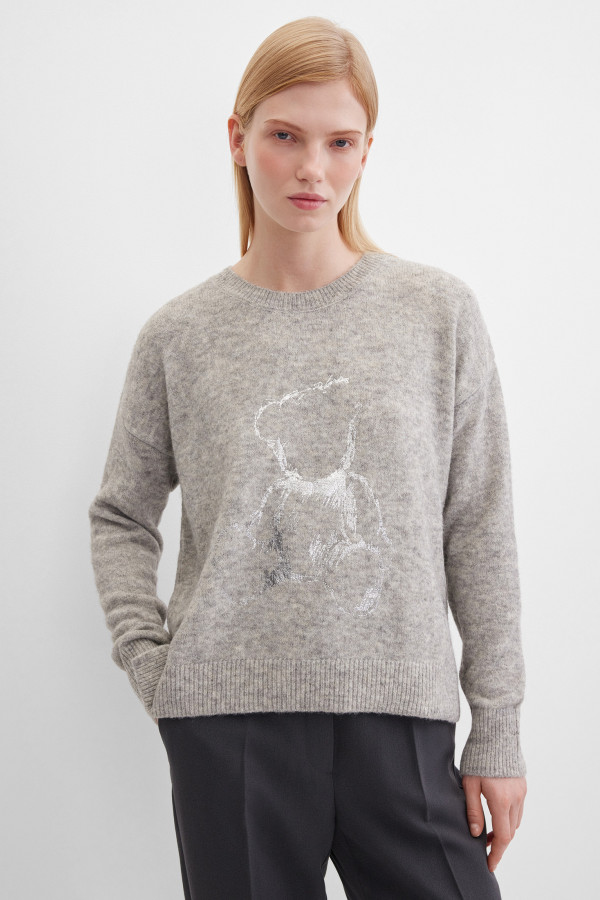 Джемпер вязаный