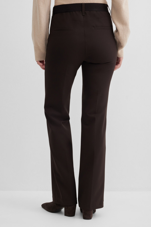 Брюки на резинке широкие клёш