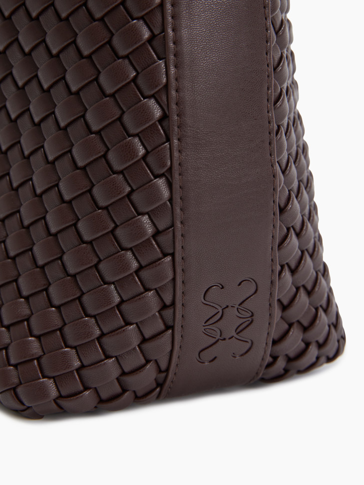 Сумка с плетением