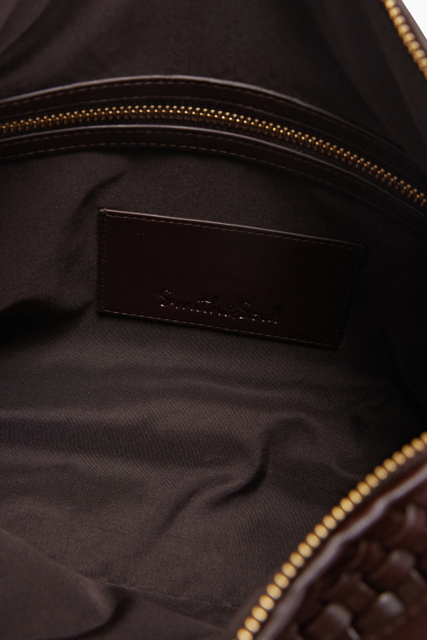 Сумка с плетением