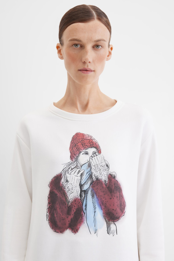 Свитшот свободный